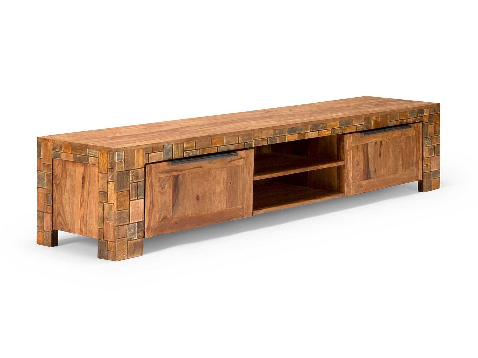 Masivní TV stolek Sierra z palisandrového dřeva