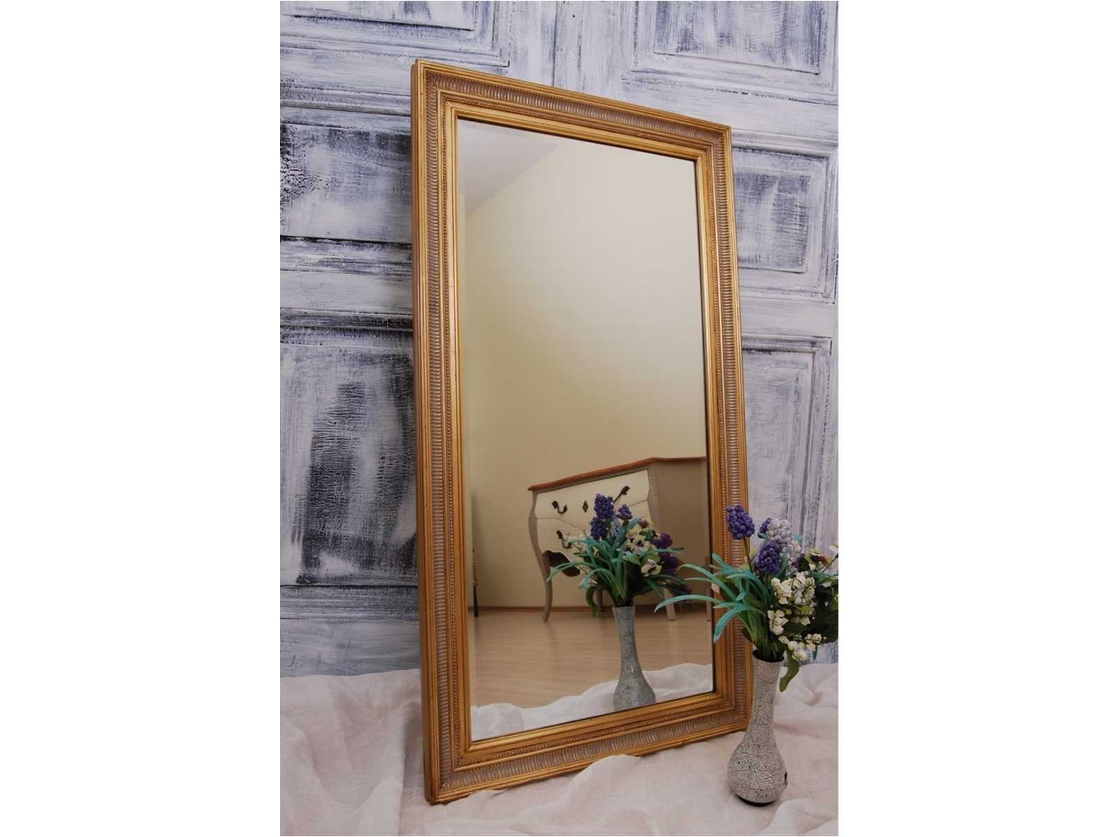 Zlaté zrcadlo Zaros 120x65