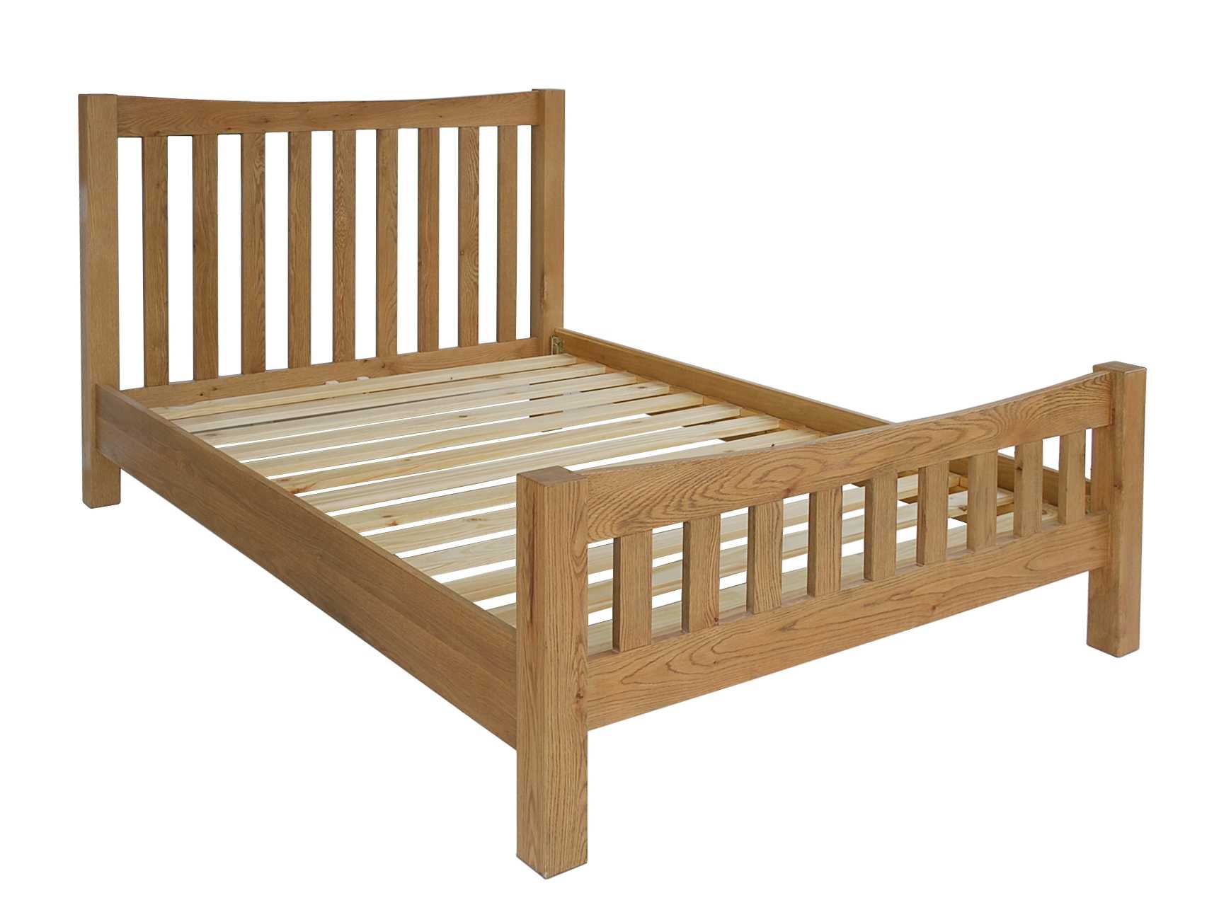 Dřevěná dubová postel Malton 153x200