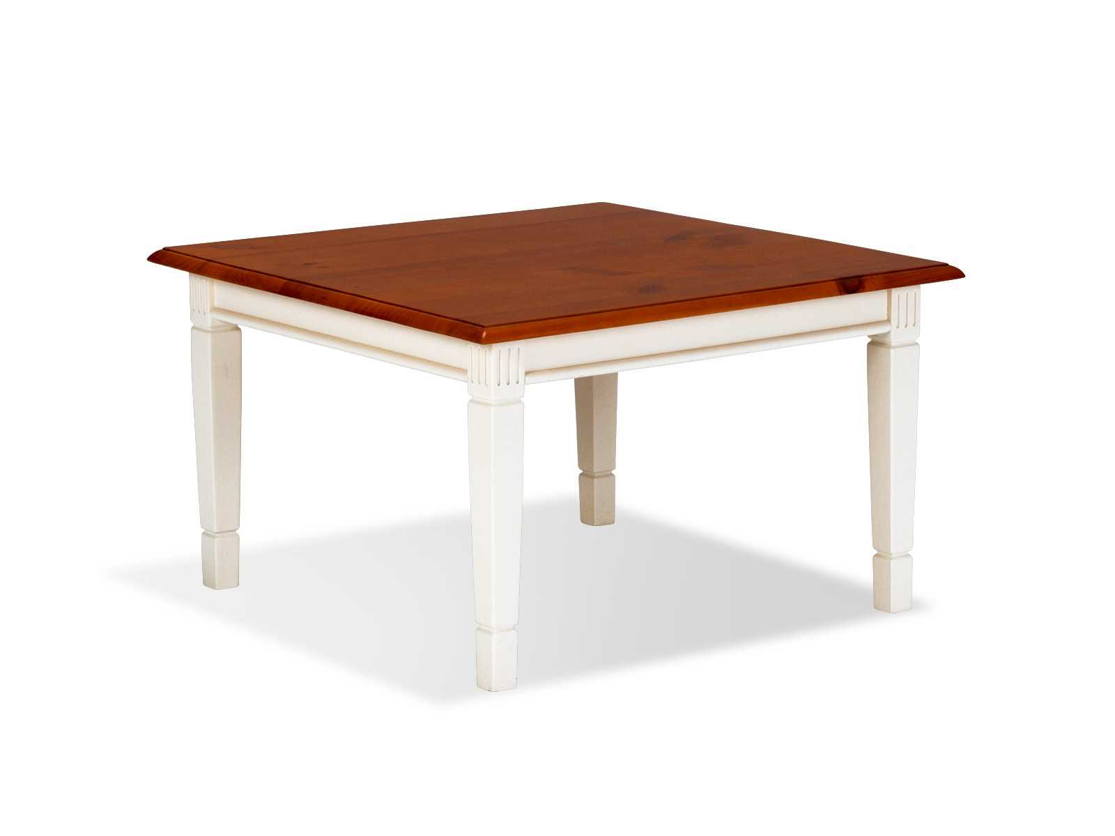 Bílý konferenční stolek 75x75 Gotland